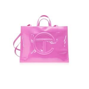 Telfar Large Shopping Bag Pink Patent